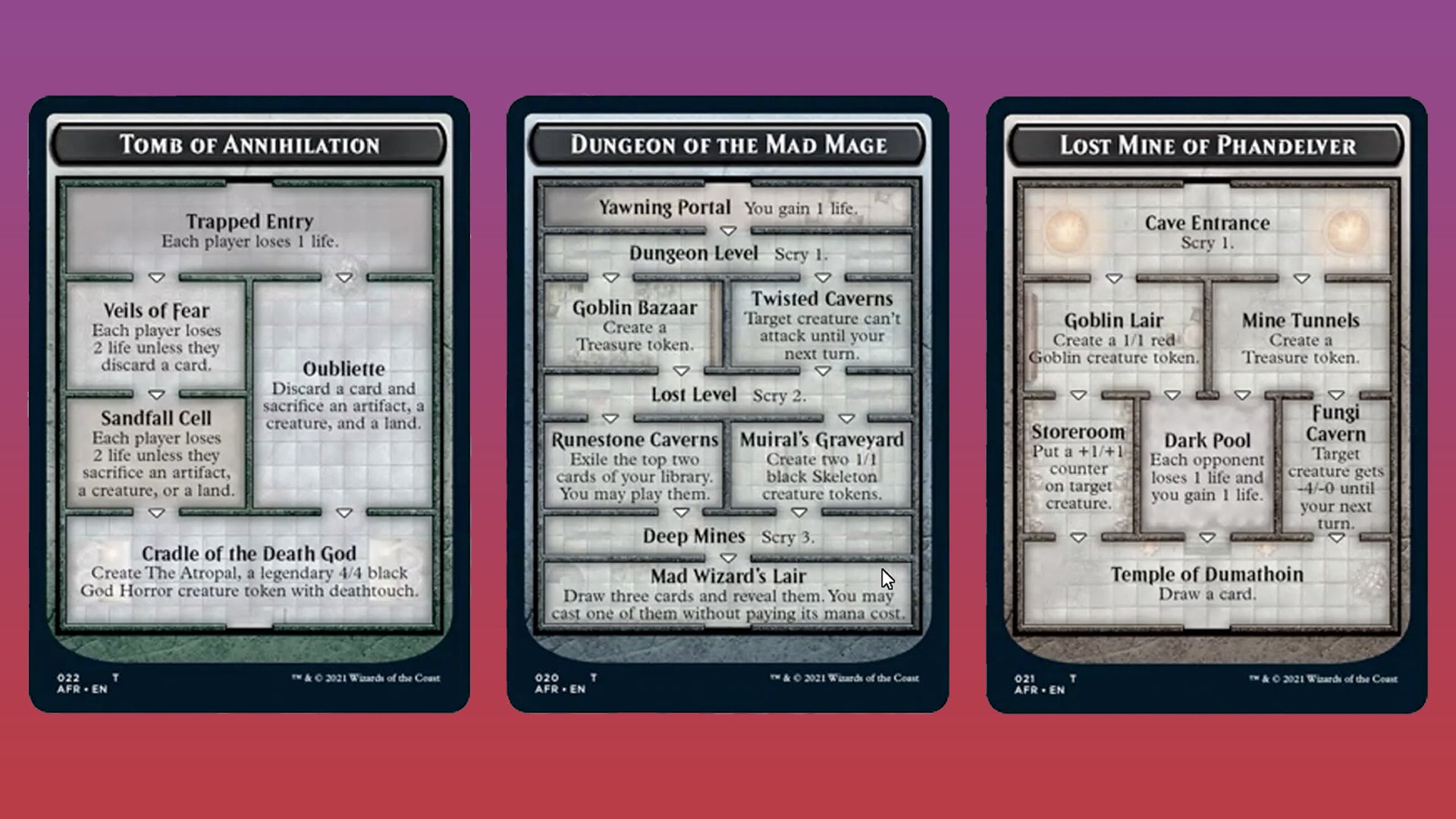 Magic The Gathering’s D&D set Adventures in the Realms is